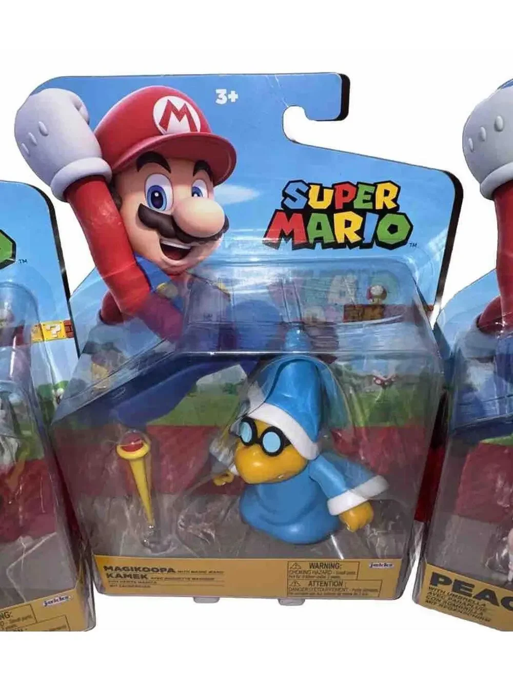 Mario Bros Magikoopa Paratroopa Mario Piranha Peach Action Figures Lot of 5 Set
